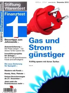 Finanztest Magazin Dezember No 12 2012