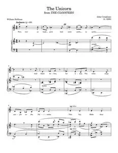 The Unicorn - John Corigliano (Piano Vocal)