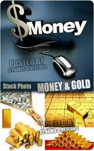 Money & Gold - UHQ Stock Photo