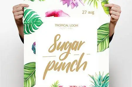 Tropical Flyer PSD