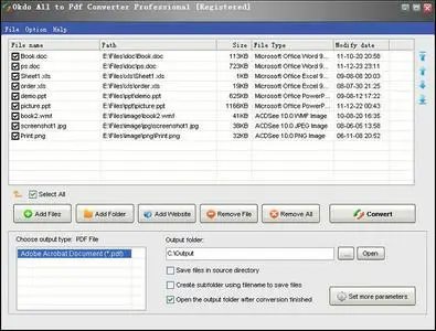 Okdo All to Pdf Converter Professional 5.6