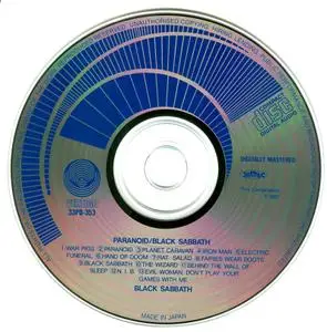 Black Sabbath - Paranoid & Black Sabbath (1987) [33PD-353, Japan]