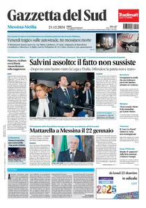 Gazzetta del Sud Messina - 21 Dicembre 2024