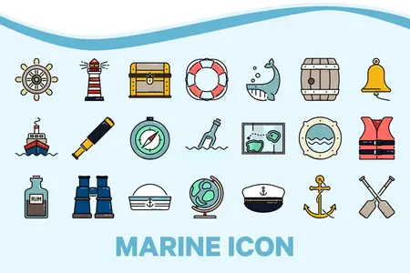 EE - Marine Nautical Icon BCDBGTL