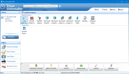 Your Uninstaller! Pro 7.5.3.1287 Multilingual Portable