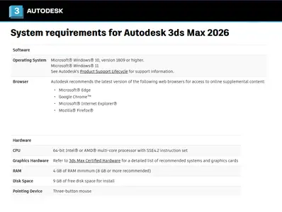 Autodesk 3ds Max 2026.1 with Updated Extension