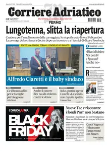 Corriere Adriatico Fermo - 26 Novembre 2024