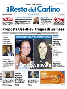 Il Resto del Carlino Ascoli Fermo - 12 Marzo 2025