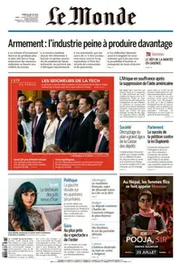 Le Monde du Mardi 22 Juillet 2025