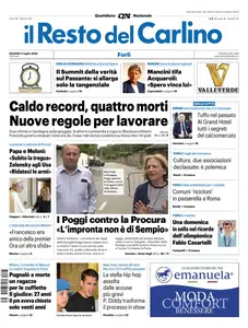 Il Resto del Carlino Forlì - 3 Luglio 2025