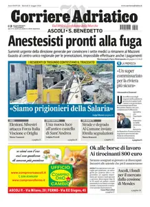 Corriere Adriatico Ascoli - 21 Maggio 2024