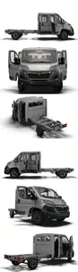 Opel Movano Chassis Truck CrCab 4035WB HQInterior 2023 Model