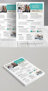 Capability Statement Business Document Template 758294797