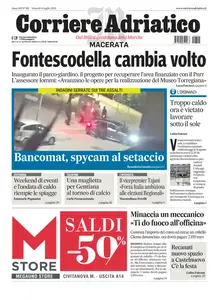 Corriere Adriatico Macerata - 4 Luglio 2025