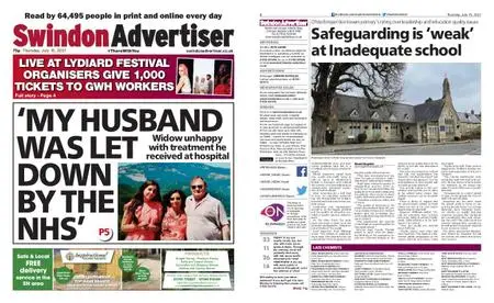 Swindon Advertiser – July 15, 2021