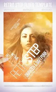 GraphicRiver Retro Step Flyer Template