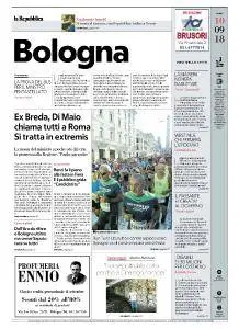 la Repubblica Bologna - 10 Settembre 2018