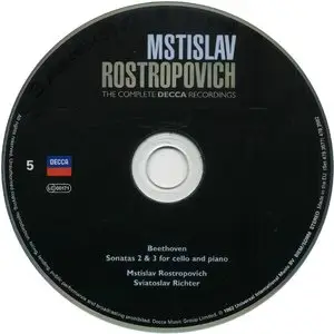 Mstislav Rostropovich - The Complete Decca Recordings (2012) {5CD Set, Decca 478 3577 rec 1962-1969}