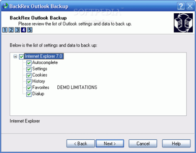 BackRex Software Outlook Backup v2.8.140