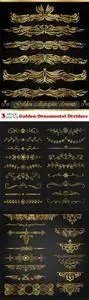 Vectors - Golden Ornamental Dividers