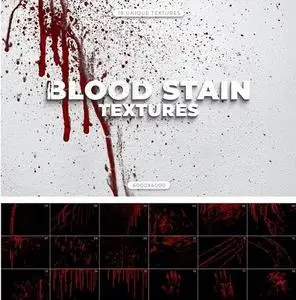 18 Isolated Blood Stain Textures - ENXHN7W