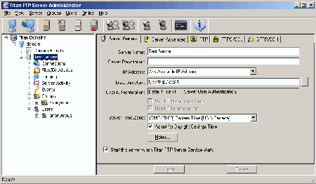 Titan FTP Server v5.27.362 Enterprise Edition