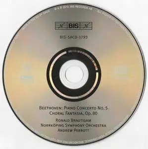 Ronald Brautigam, Norrköping Symphony Orchestra, Andrew Parrott - Beethoven: Piano Concerto No. 5, Choral Fantasia (2010)
