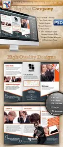 GraphicRiver A4 Trifold Brochure Template PSD 6 Variations #1