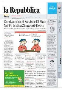 la Repubblica - 10 Marzo 2018