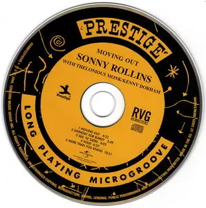 Sonny Rollins with Thelonious Monk & Kenny Dorham - Moving Out (1954) {2009 Prestige Rudy Van Gelder Remaster}