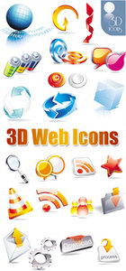3D Web Icons