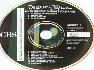 Deacon Blue - When The World Knows Your Name (1989) FLAC