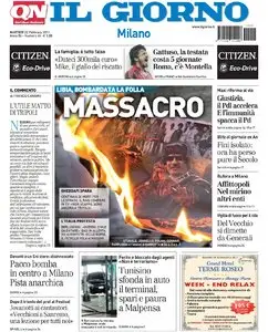IL GIORNO DEL 22 FEBBRAIO 2011