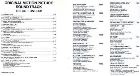 John Barry & VA - The Cotton Club: Original Motion Picture Soundtrack (1984)
