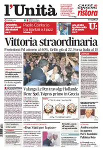 L'Unita - 26.05.2014