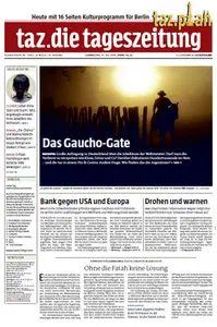 Tageszeitung TAZ vom 17 Juli 2014