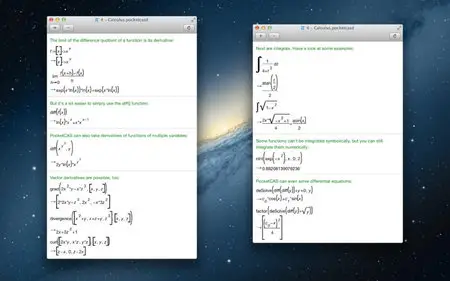 PocketCAS for Mathematics v3.4.4 Multilingual Mac OS X