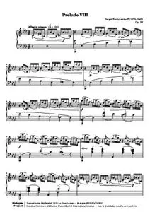 RachmaninoffS - Prelude Op. 23, No. 8
