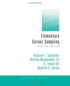 Elementary Survey Sampling, 7th edition