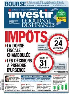 Investir 2033 - 22 au 28 Décembre 2012
