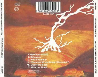 Van Der Graaf Generator - The Least We Can Do Is Wave To Each Other (1970) Re-Up