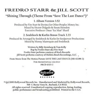 Fredro Starr & Jill Scott - Shining Through (promo CD single) (2001) {Hollywood} **[RE-UP]**