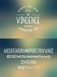 Vindence Handwritten Font