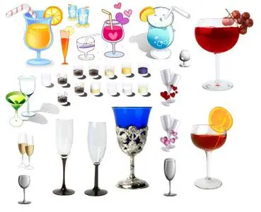 Goblets - Clipart for Photoshop 