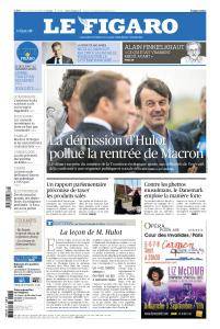 Le Figaro du Mercredi 29 Août 2018