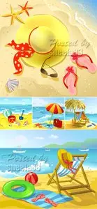Summer Backgrounds Vector 4