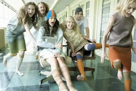 Super Mods Enter Rehab by Steven Meisel for Vogue Italia July 2007