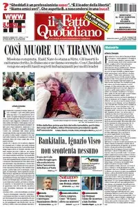 Il Fatto Quotidiano (21-10-11)