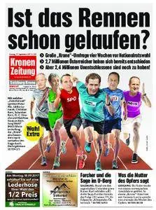 Kronen Zeitung Salzburg - 17. September 2017