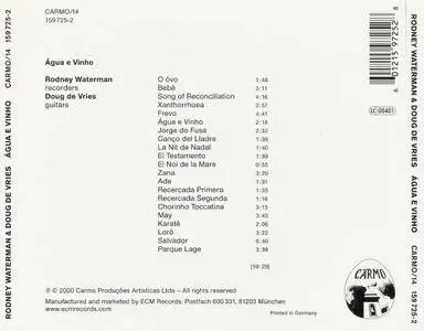 Rodney Waterman, Doug De Vries - Agua E Vinho (2000) {Carmo}